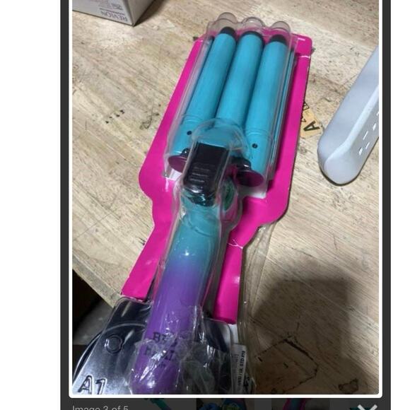 NWT Bed Head Wave Affair Jumbo 3 Barrel Hair Waver Quick Styling Heat Protectant - Picture 7 of 9